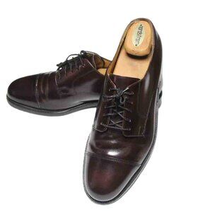 COLE HAAN Burgundy Cap Toe Dress Shoes Leather Oxfords Men's Size 10D